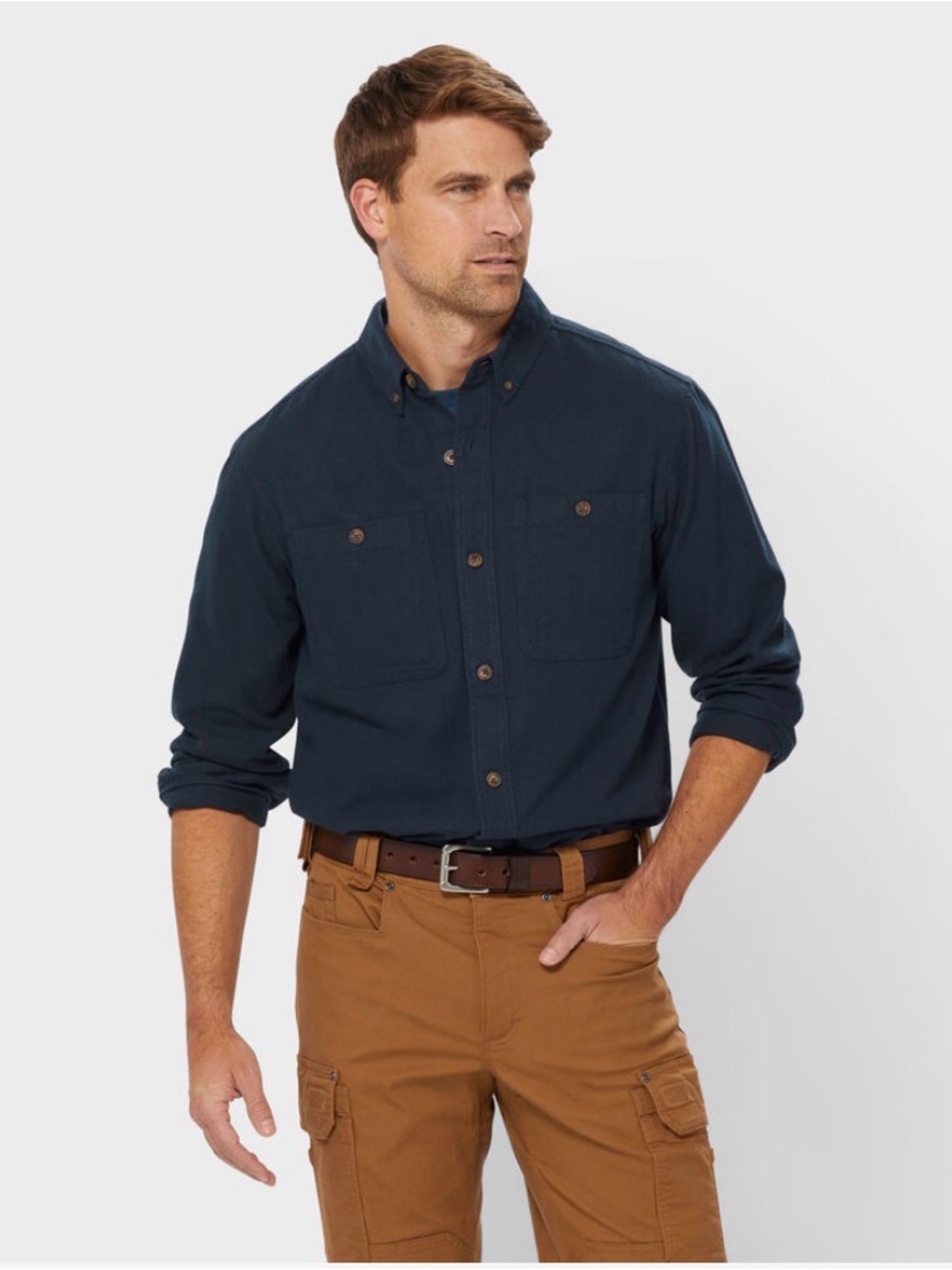 Duluth Trading Co. Men's Button-Down Work Shirt new!